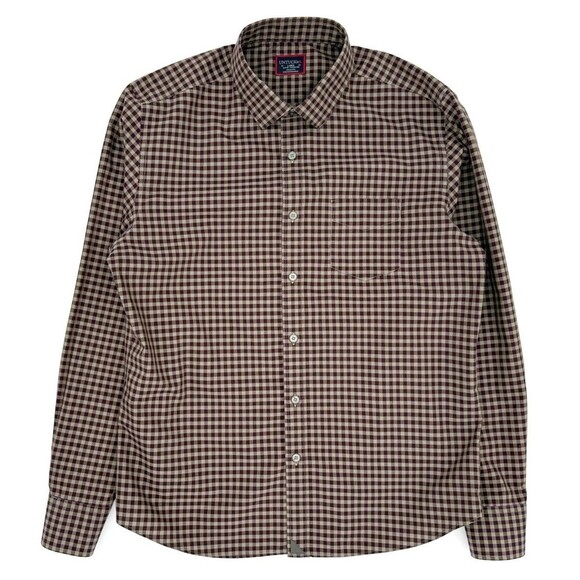 UNTUCKit Mclaren Wrinkle Free Plaid 100% Cotton Button Down Shirt Size M EUC!!! - Picture 1 of 7